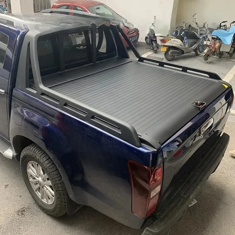 Factory Hot Selling ST Quality Auto Exterior Accessories Retractle Hard Tonneau Cover Aluminum Alloy With Password Lo