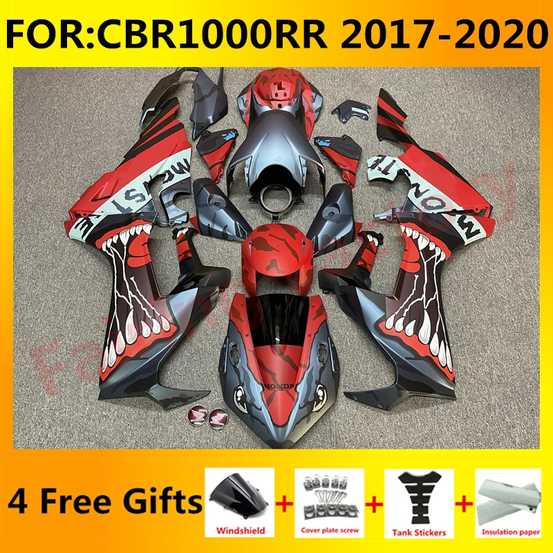 

NEW ABS Motorcycle Whole Fairings kit fit for CBR1000RR CBR1000 CBR 1000RR 2017 2018 2019 2020 full Fairing kits set blue shark