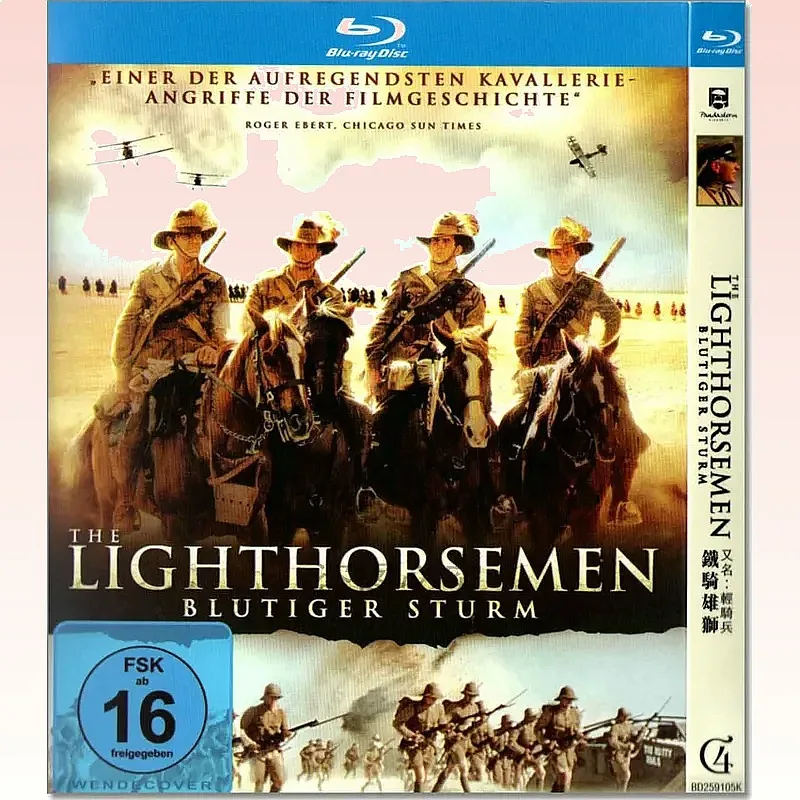 War Drama Movie Cavalry Lion BD High Definition 1080p Blu-ray 1 Disc