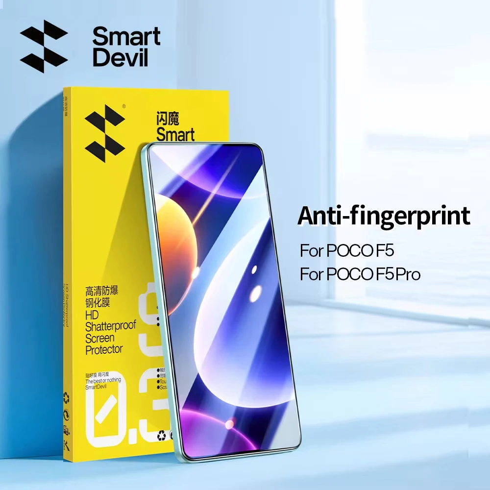POCO F5/F6 Pro Protector Vidrio Templado - Luz Azul HD