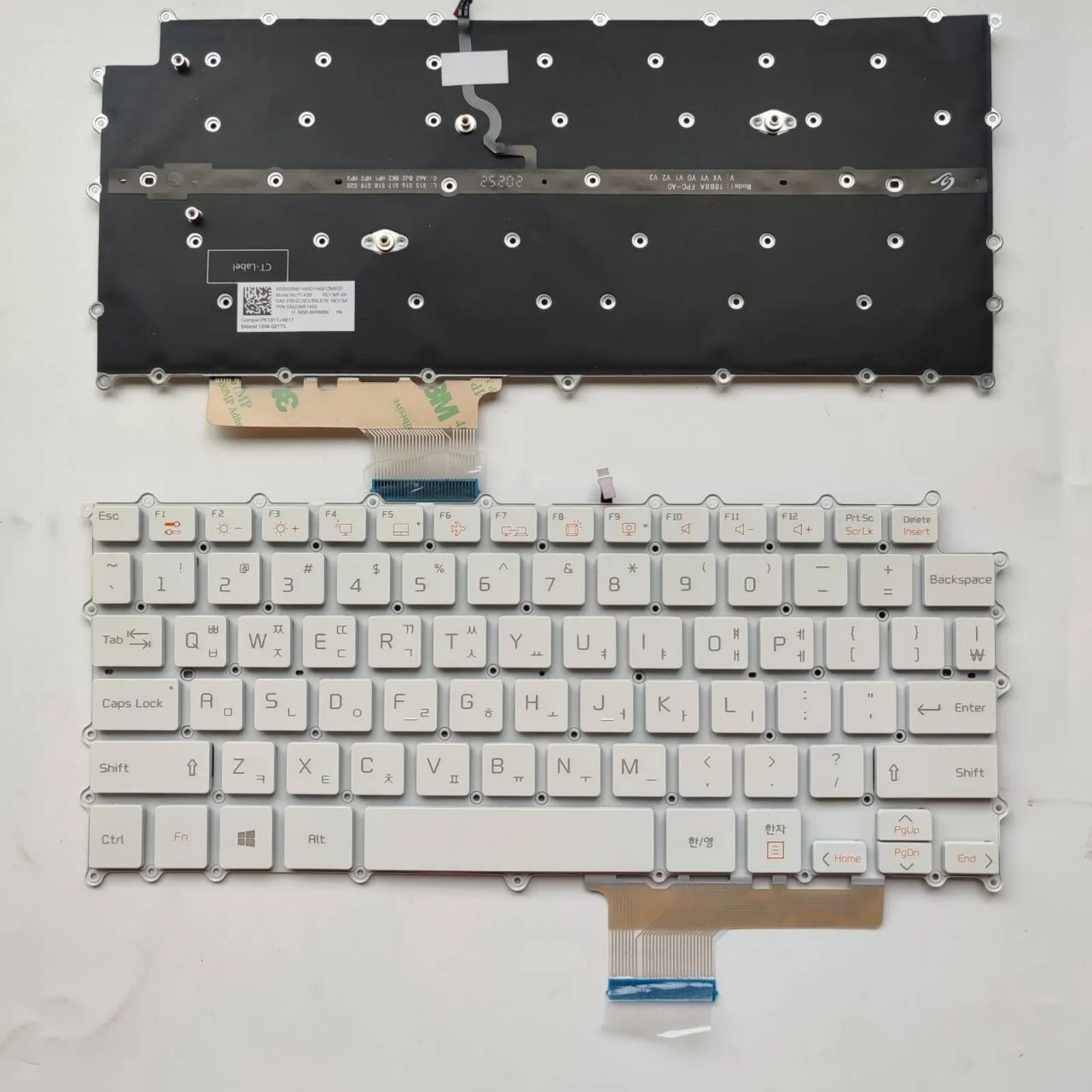 KR US layout for LG gram 13Z980/13Z990/14Z980/14Z990/14Z90N/14Z90NB/14T90N/14Z95N/14Z980C/14Z980B White backlit laptop keyboard