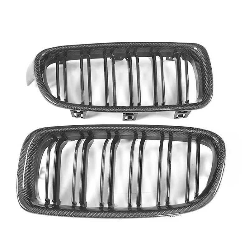 

Двойная решетка радиатора из карбона для переднего бампера F30 F31 F35 2013-2018