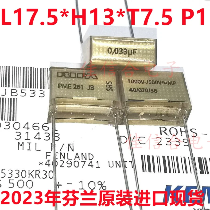 1-10 unidades PME261JB5330K 0,033UF 333 1000V ~ 500VAC MP P = 15MM