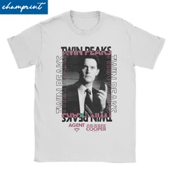 Men Women's Poster David Lynch TV Show T Shirt Twin Peaks 100% Cotton Clothes Short Sleeve Round Collar Tees Plus Size T-Shirt