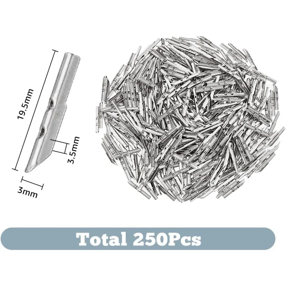 300 قطعة قفل الحبل الشائك المرن 4 مللي متر واسعة الحبل حلقة الفرقة المعدنية ينتهي DIY بها بنفسك المجلات حذاء الدانتيل استبدال عدة #2