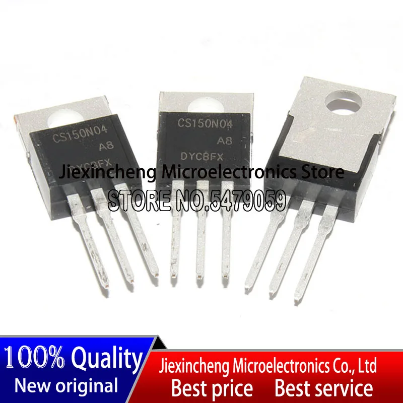 10PCS CS150N04A8W CS150N04A8 CS150N04 TO220 MOSFET 40V 130A New original