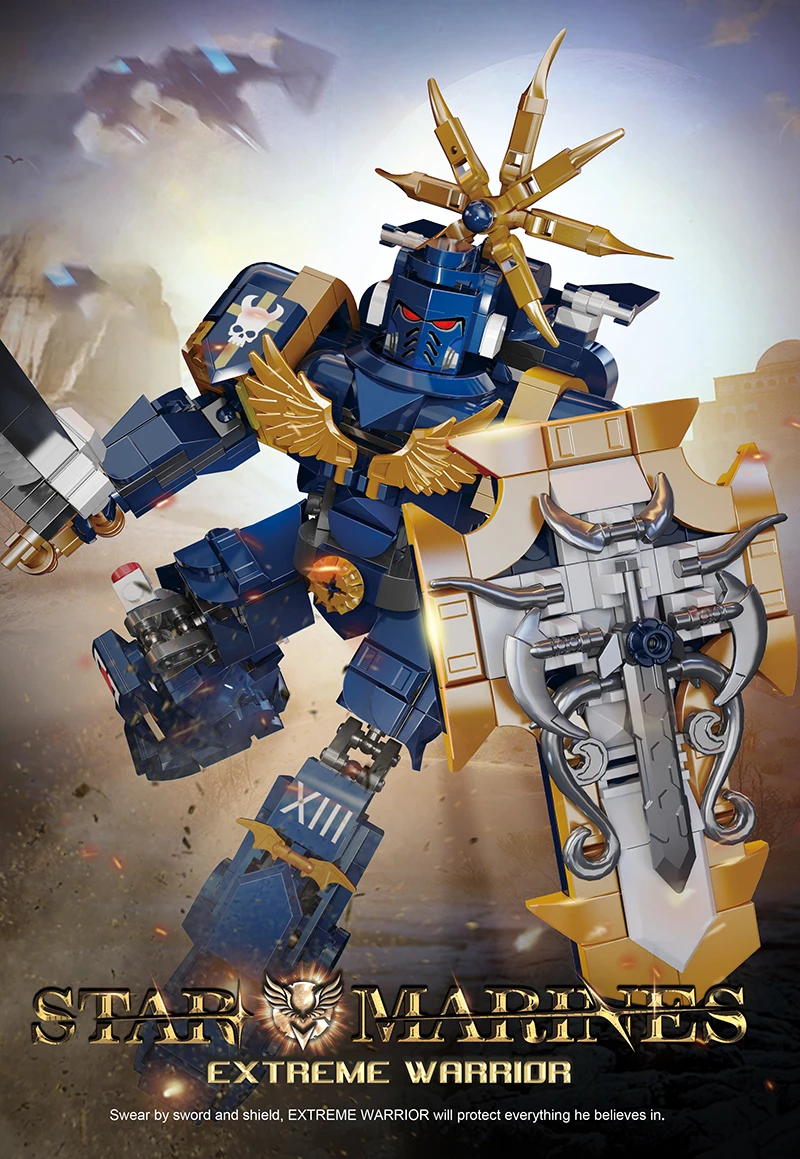 전쟁 군인 스타 전사 MOC 빌딩 모델 블록 액션 피규어 소장 장난감 소년을위한 선물 성인 어린이 DIY 벽돌 키트