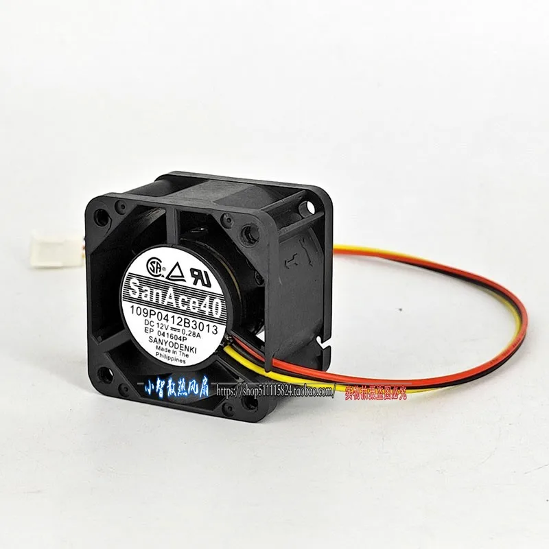 ORIGINAL 109P0412B3013 12V 0.28A 4028 40*40*28mm KIPAS PENDINGIN RADIATOR BARU