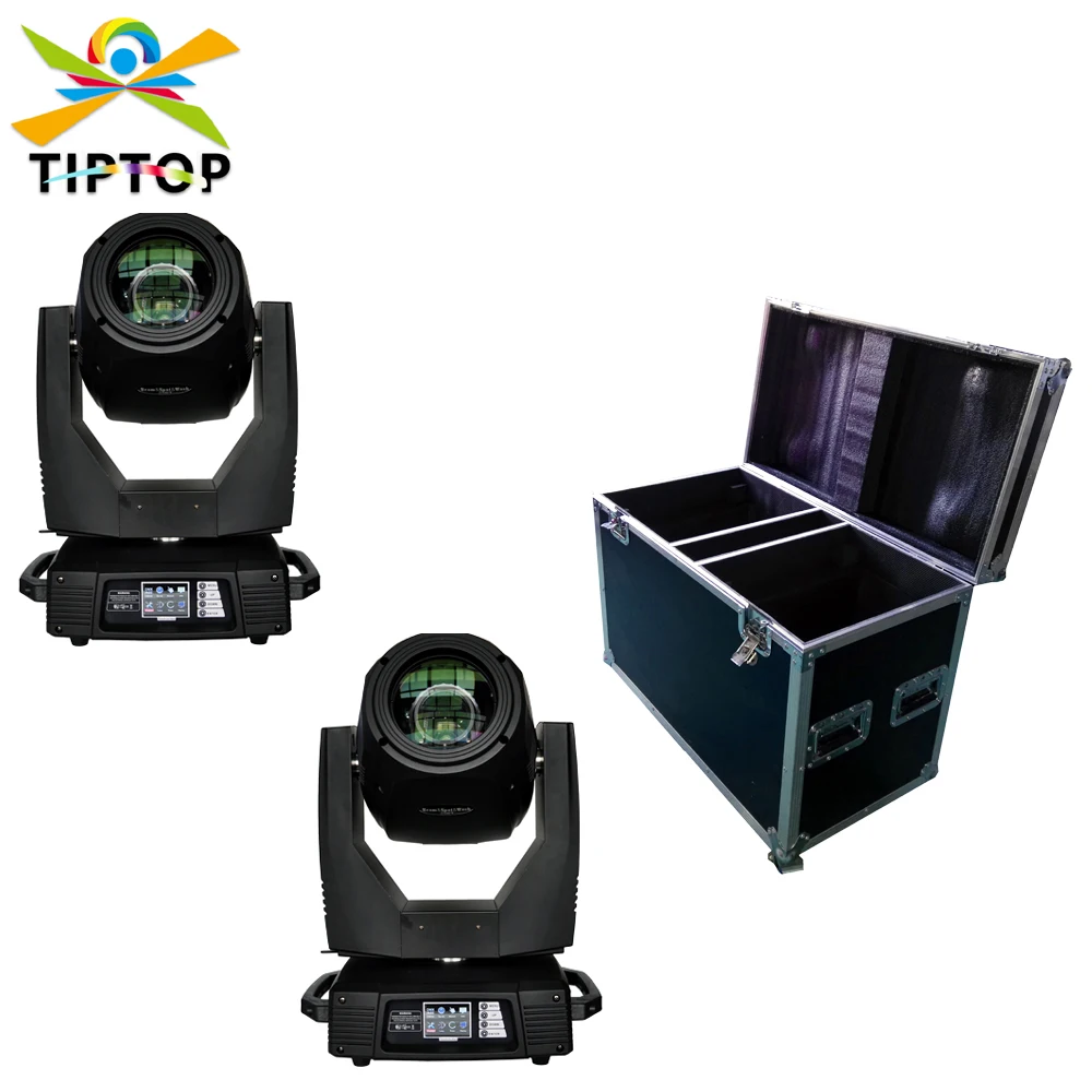 China YODN 17R SPOT PRO Moving Head Light AC110-240V YODN 17R 350W Moving Head Beam Gobo Wash Light 3in1 Dmx Roadcase 2in1 Pack