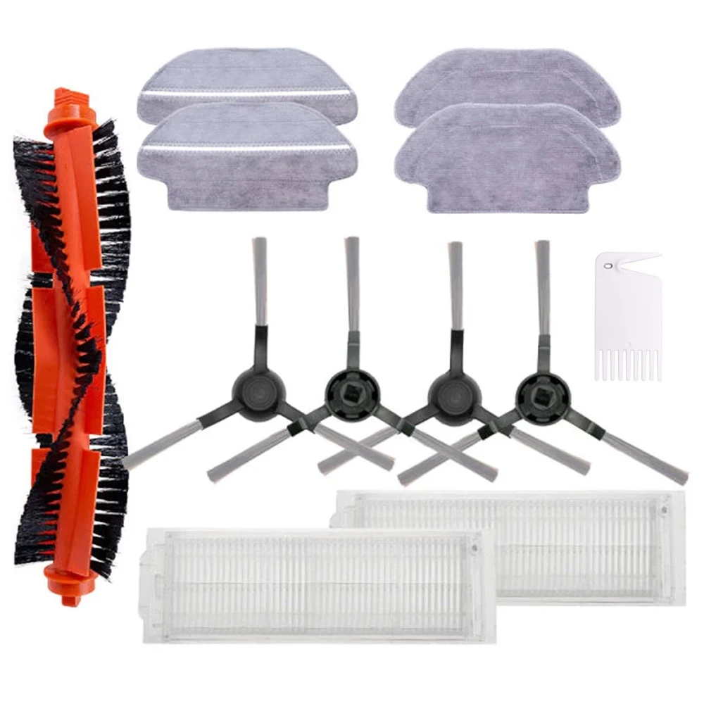 Compatible for Mijia STYJ02YM Viomi V2 Pro V3 SE Hepa Vacuum Cleaner Side Brush Mat Cleaning Set