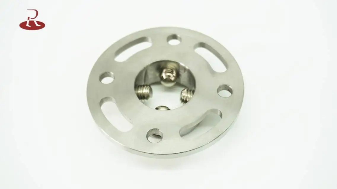 Prótesis de pierna de acero inoxidable, conexión femenina, placa de conexión ajustable redonda, prótesis