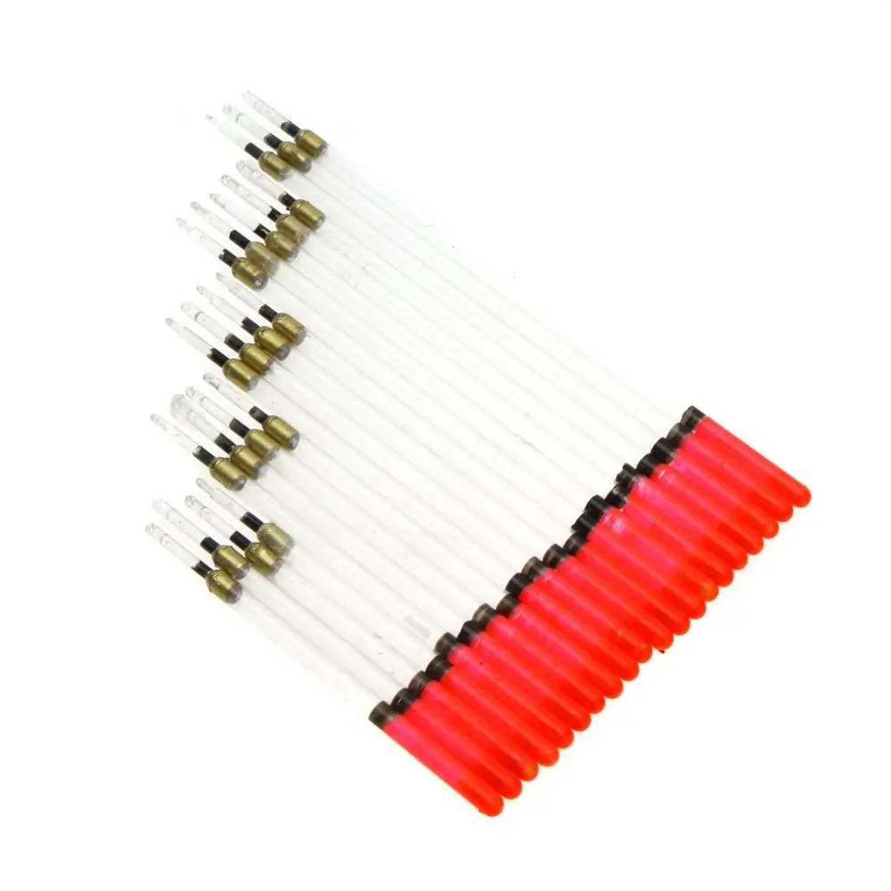 20pcs Super Buoyancy Fishing Float Sensitivity Good Stability Floating Stem Light Weight Durable Floating Tubes Kits Sea Fishing