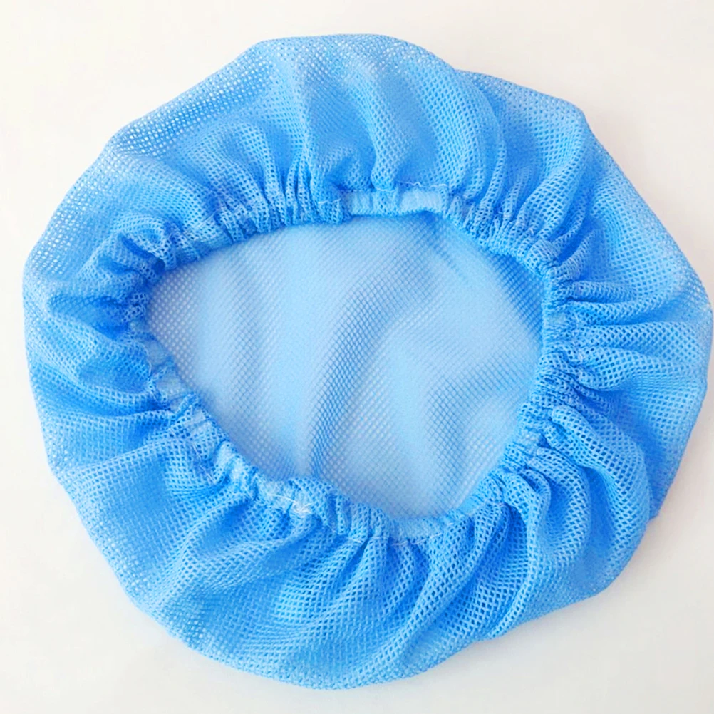 

8pcs Anti Static Mesh Caps Food Service Kitchen Workshop Hair Net Elastic Bouffant Disposable Chef Hat Baker Head Cover Dust