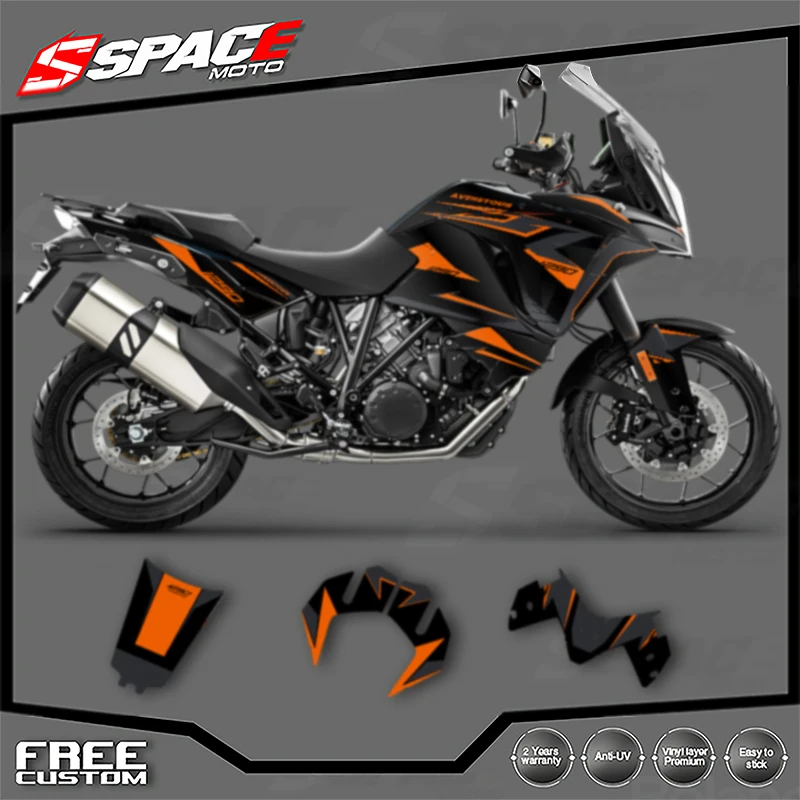 Специальная мотоциклетная графика SPACE для KTM 2017 2018 2019 2020 ADV1290-R-S 17-20 ADV1290, комплекты наклеек 007
