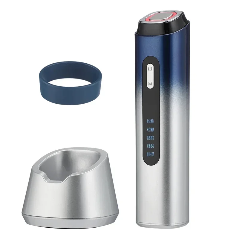 Instrument de beauté du visage EMS dispositif de Massage de nettoyage du visage outils de soins de la peau Instrument de soins de la peau Photon démaquillant des rides