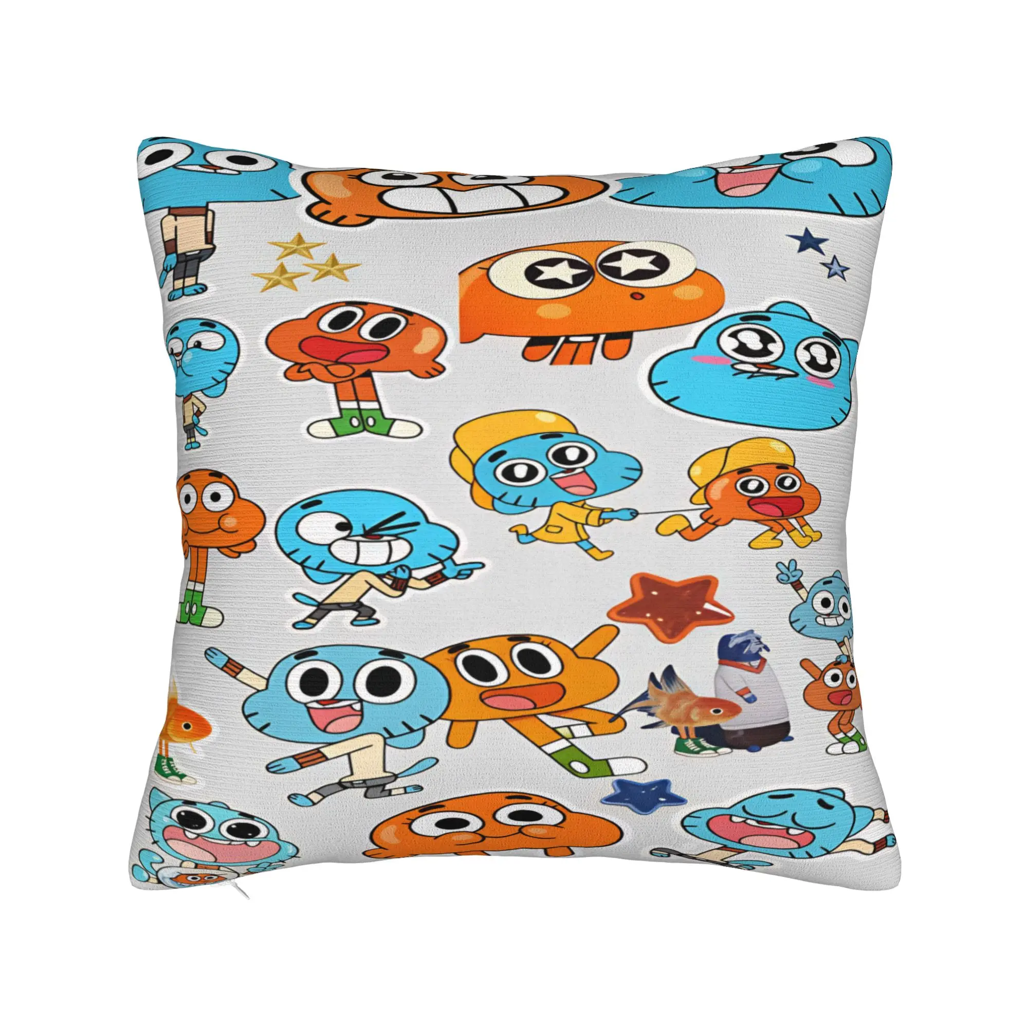 Gumball Gum Ball Watterson Amazing Cartoon Pillow Cover Vintage Pillow Case For Office Car Home Decor Pillowcases Present