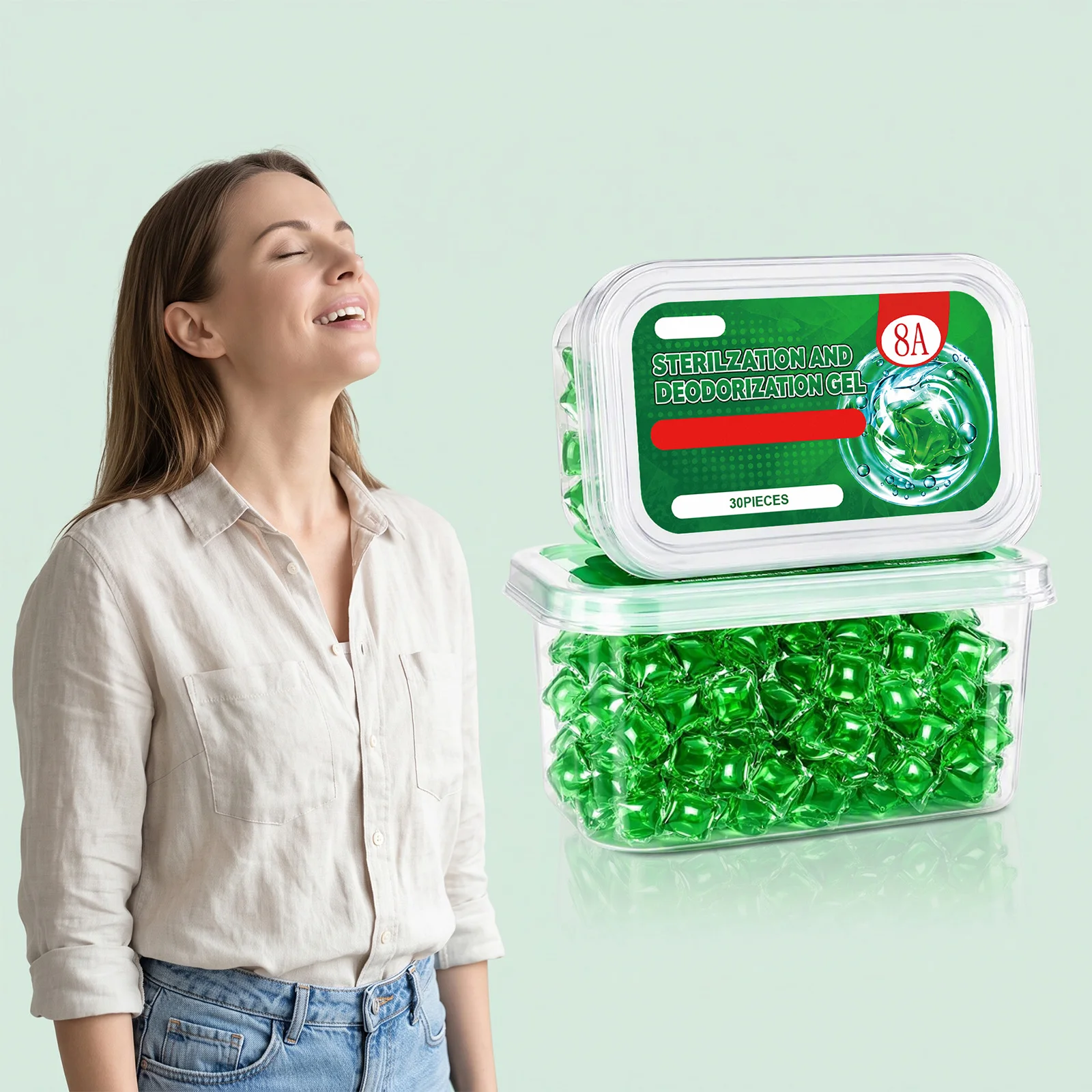 Drain Odor Remover Beads, Powerful Deodorizing, Easy to Drop, Widely Compatible, Dissolves In Water,Long Lasting Fresh Scent Use