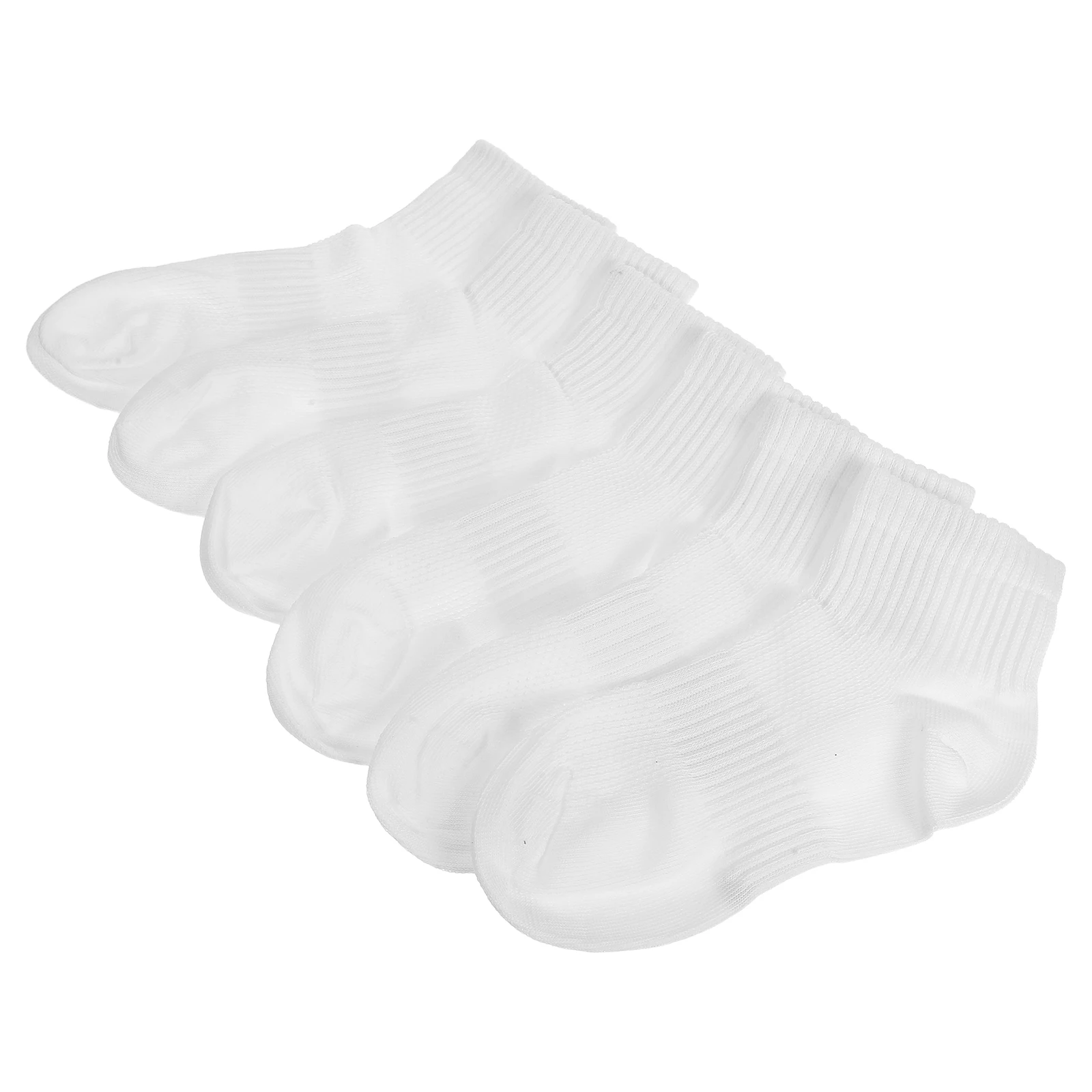 

3Pairs Youth Sports Socks Quick Dry Soft Fabric Stretchable Fit Ideal for School Sports Casual Wear