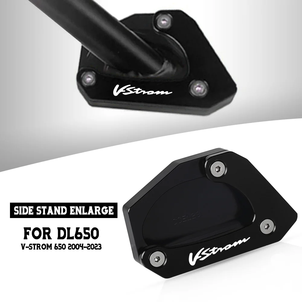

For SUZUKI DL650 V-STROM 650 Kickstand Foot VSTROM dl 650 V STROM650 2004-2023 Motorcycle Side Stand Extension Pad Support Plate
