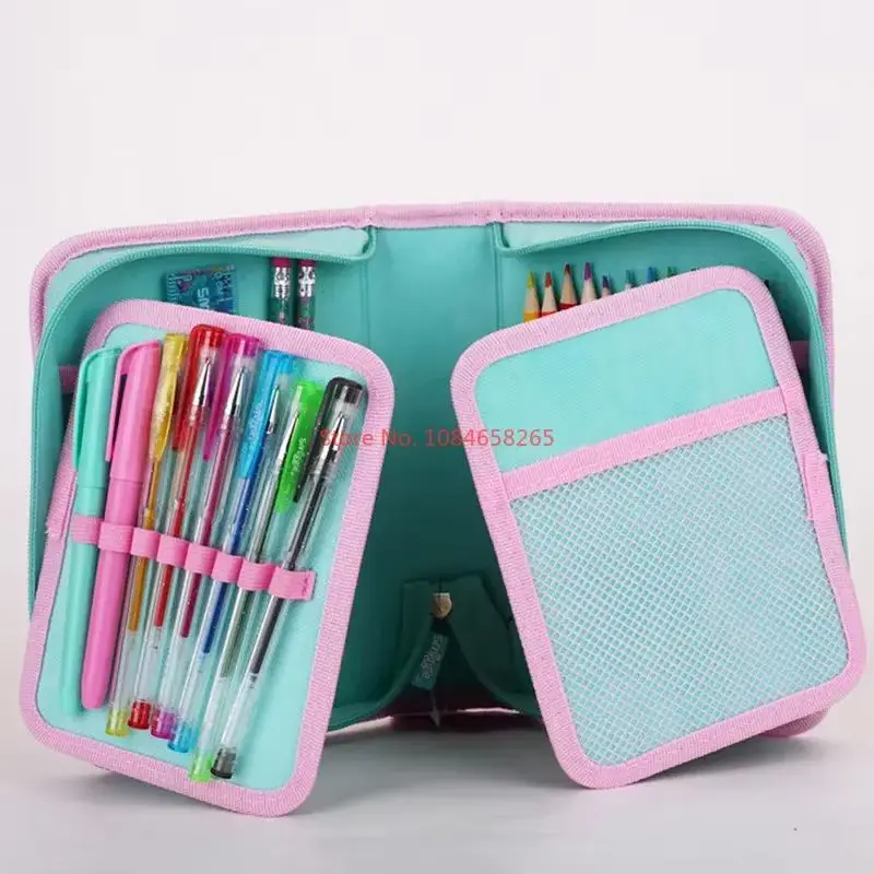 Genuine Australian Smiggle Green Flamingo School Bag Student Stationery Pencil Box Postman Backpack Water Cup Student Gift