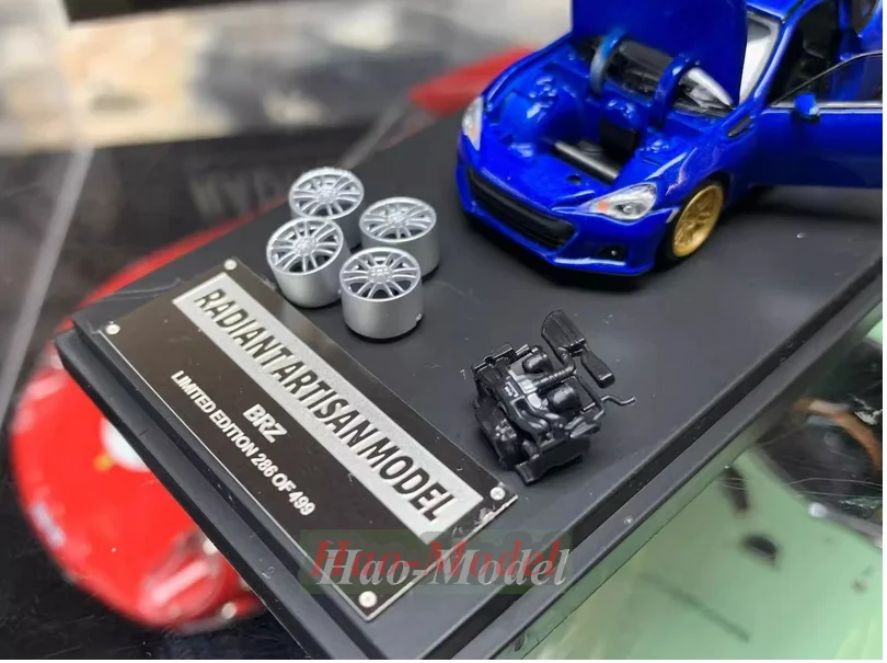 RAM 1/64 For Subaru BRZ Modified version Alloy Diecast Model Car Simulation Toys Boys Birthday Gifts Hobby Display Collection