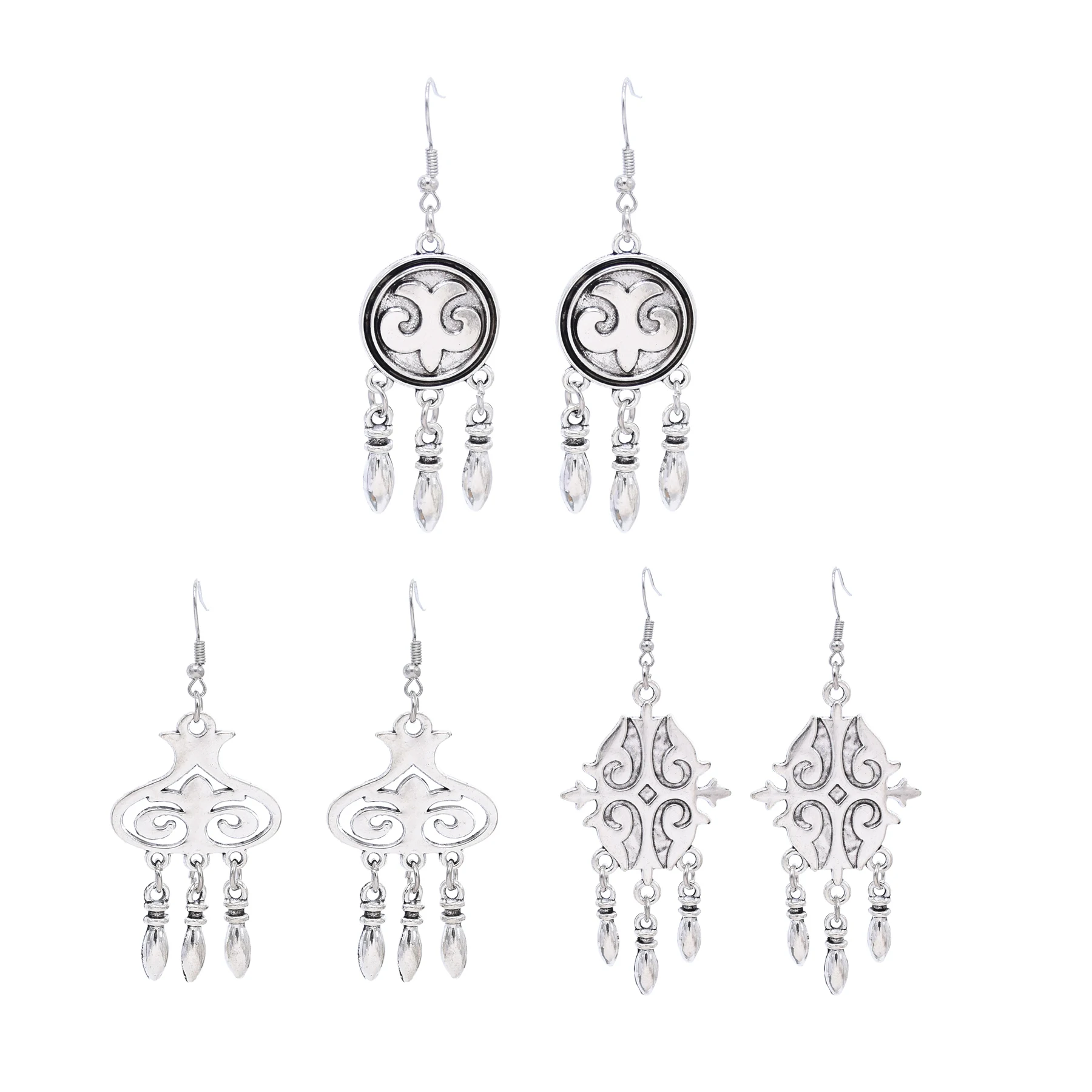 Women Accessories Nepal - Boucles d'oreilles Vintage en alliage d'élément