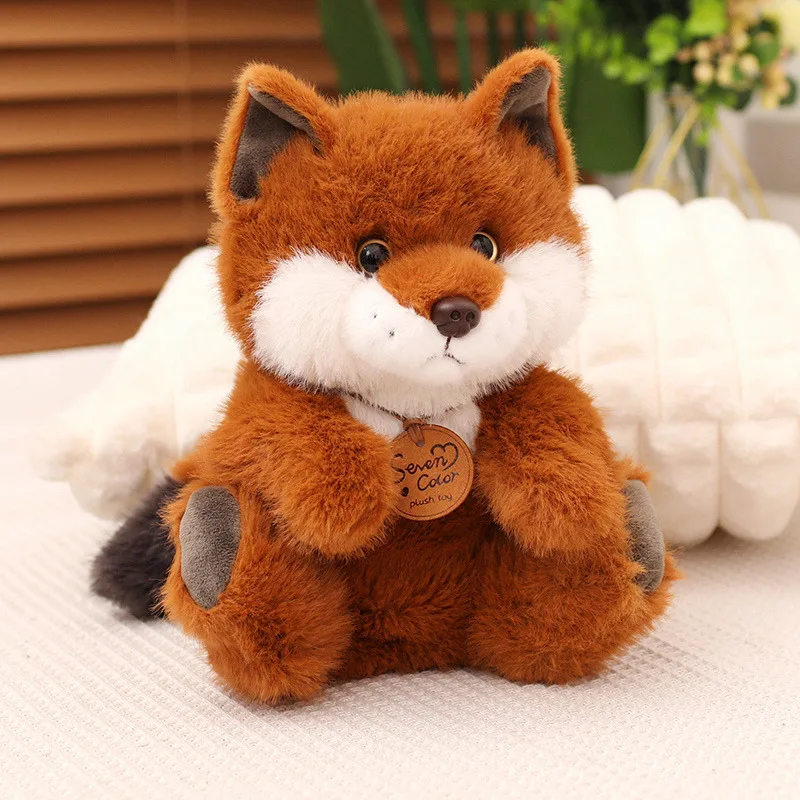 New 2 Kinds Plush Toy Kawaii Fox Doll Pillow Kids Birthday Christmas Gift Stitch Kawaii Stuffed Animal