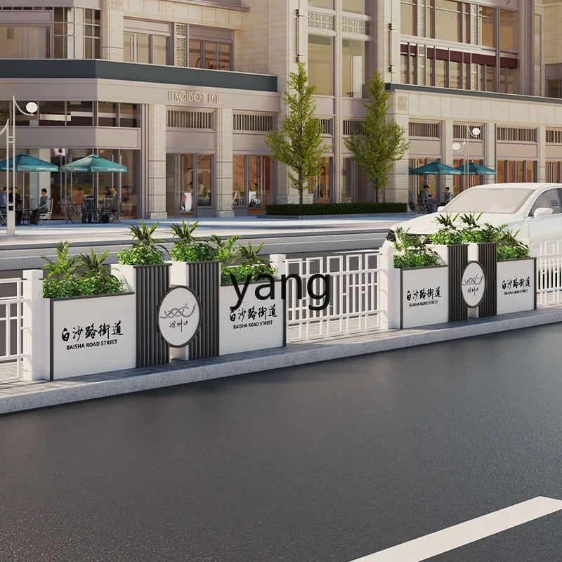 LH جديد النمط الصيني صندوق زهور المبيعات في الهواء الطلق مكتب سياج التقسيم زهرة السرير فناء المناظر الطبيعية