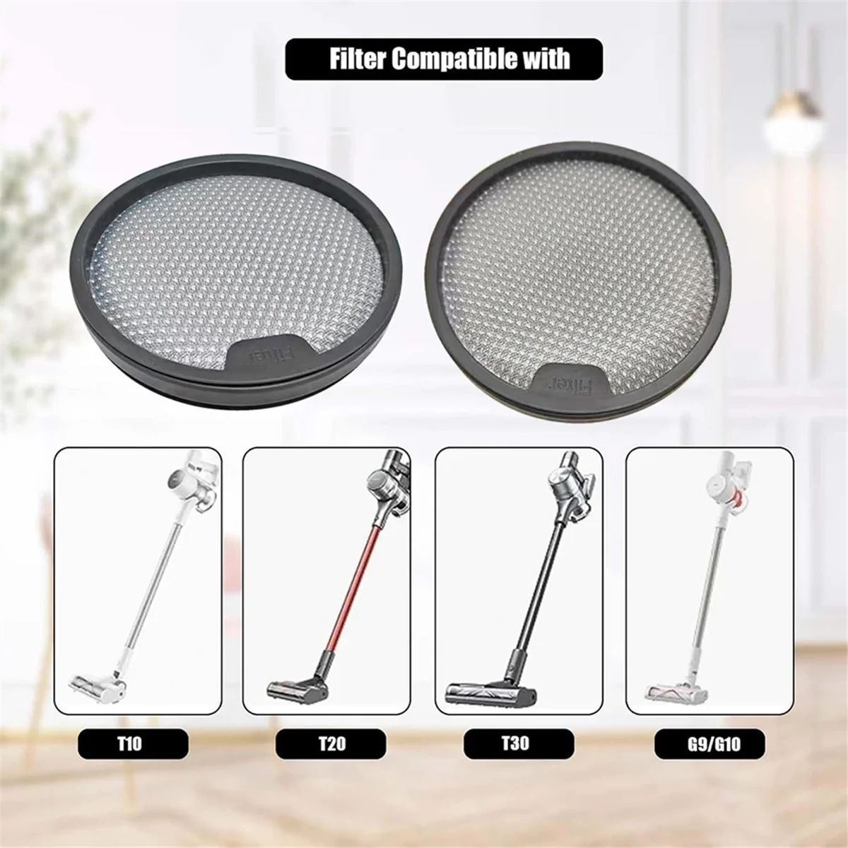 Pre-Filter for Dreame T10 T20 T30 for Xiaomi G9 G10 Handheld Vacuum Cleaner Sweeper Washable Replacement Spare Parts