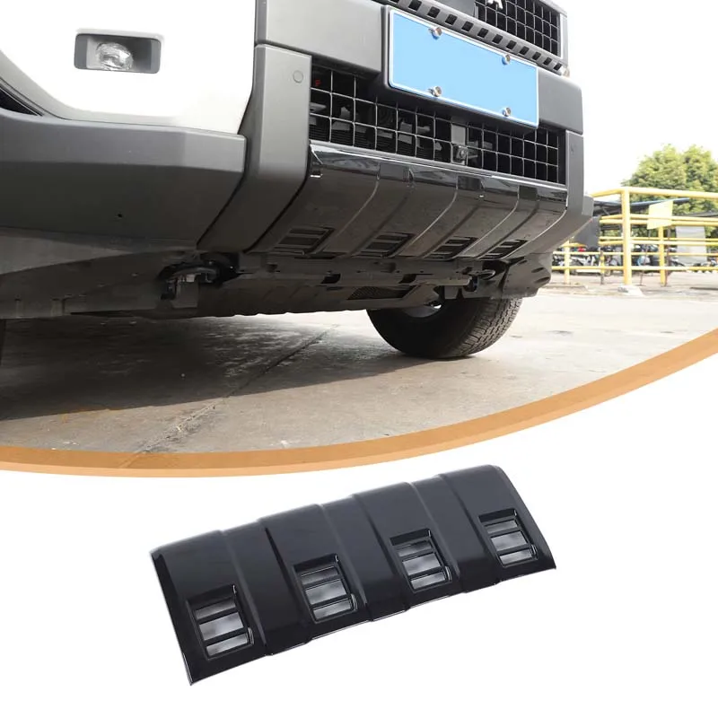 

For Toyota Prado LC250 2024 2025+ Car Front Bumper Lower Guard (VX version not applicable)ABS Black Automotive Accessories