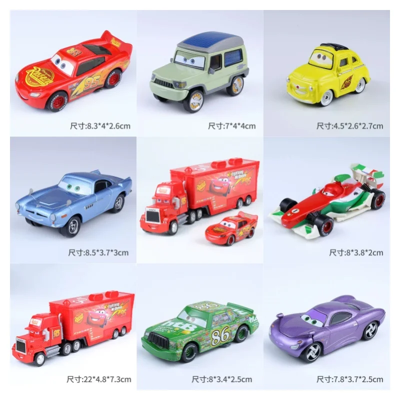 

In-Stock Car Adventure 3 Alloy Car Toys Uncle Mac'S Tooth Cool Sister Sheriff Black Racing Trendy Toys Holiday Gifts