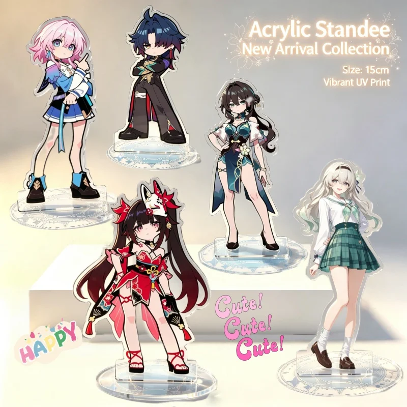 Standing Sign for Honkai Star Rail Dan Heng Herta Firefly Acrylic SelfMade Cute Anime Game Desktop Decoration Toy Fans Gift 15cm