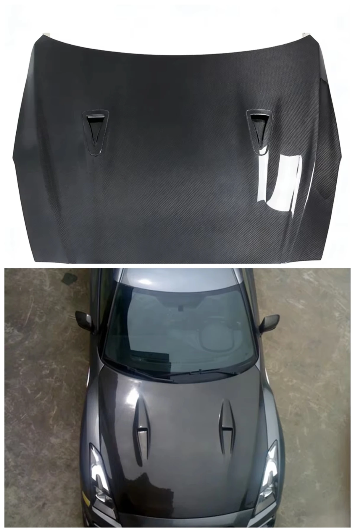 New Full Carbon Fiber Engine Hood Bonnet for Nissan GT-R R35 2008-2023 OEM Style Direct Bolt-On Lighter Than OEM