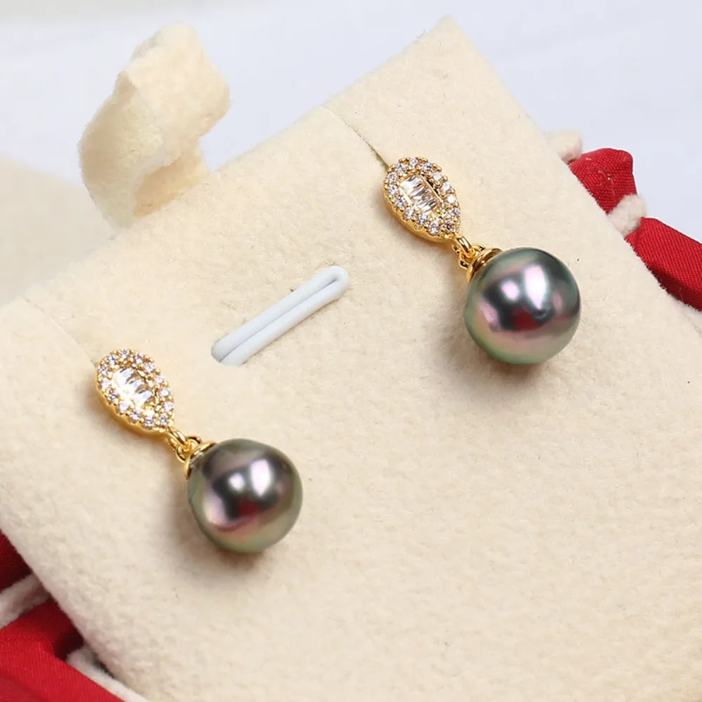 

10PCS S925 Sterling Silver Needle 18K Gold Wrapped Plated Brass Earring Settings Diy Jewelry Pearl Earrings Accessories