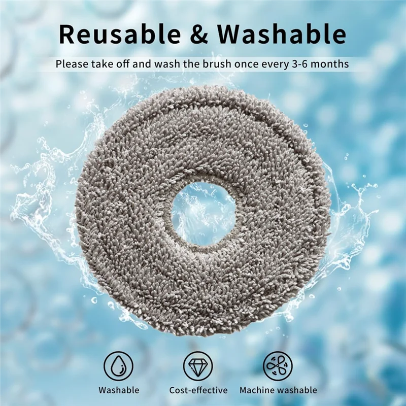 A006-сменные моющиеся подушечки для швабры для Roborock Saros Z70/Roborock G30space, детали для пылесоса, 8 шт.