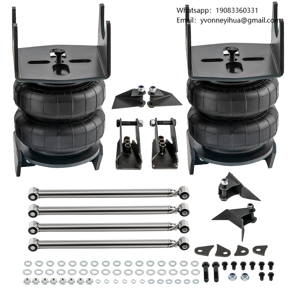 

MaXpeedingrods Универсальный задний треугольный 4-звенный комплект, сумки с пневматической подвеской для универсальных большинства пикапов, классических автомобилей Ratrod