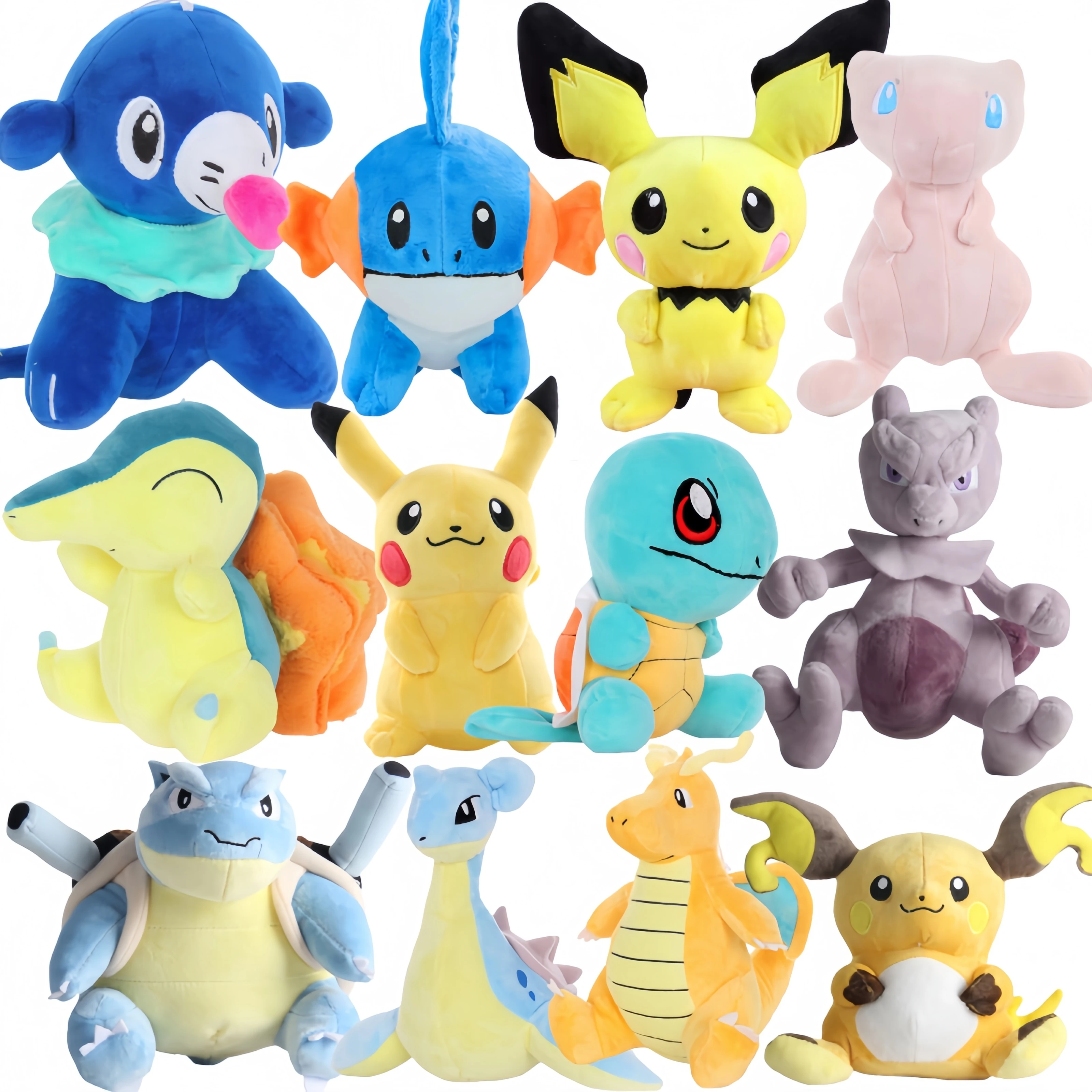 

Cute Pokemon Stuffed Plush Toys Kawaii Pikachu Peluche Squirtle Bulbasaur Charmander Anime Doll Kids Birthday Christmas Gift