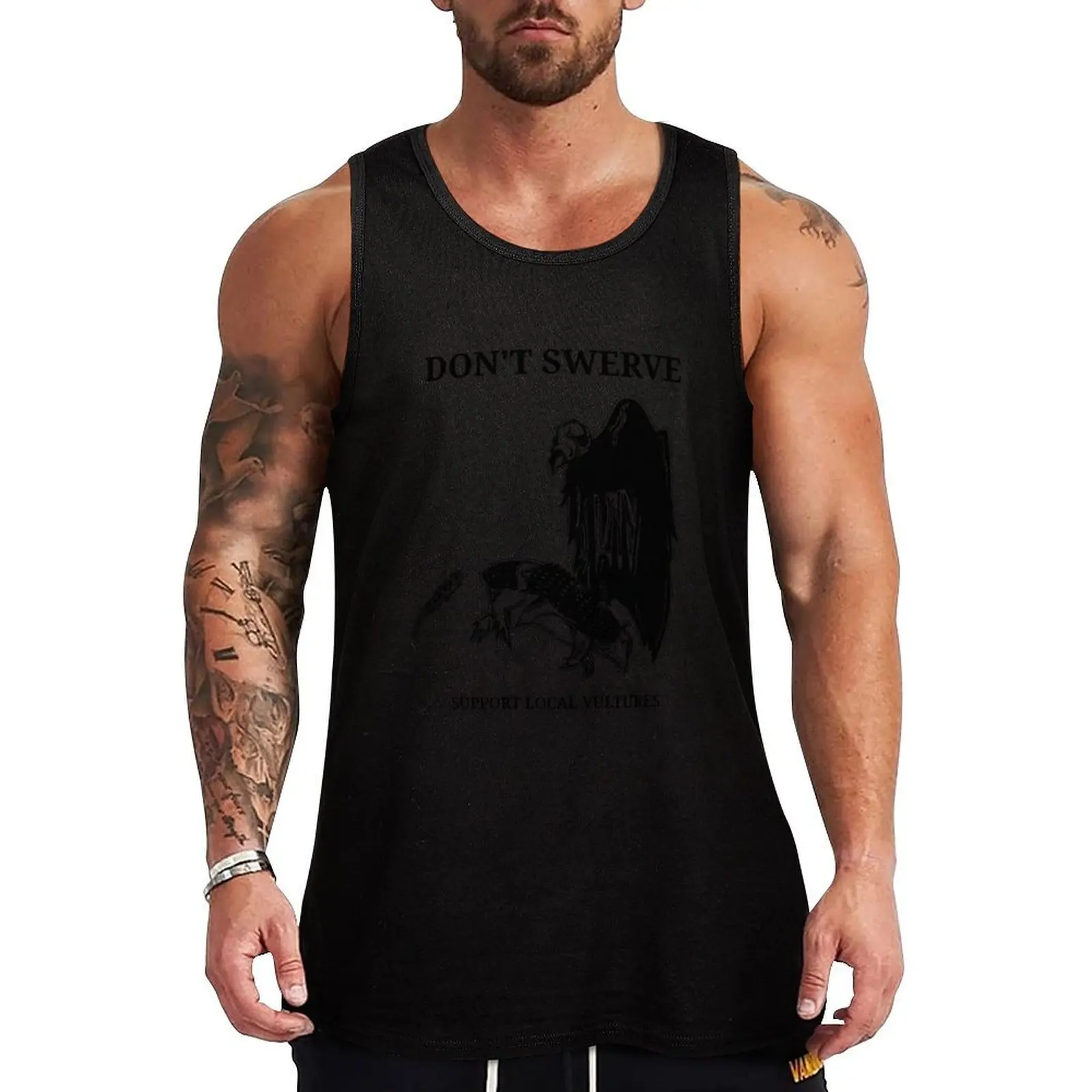 

Mens Best Vulture Gift Men Tank Top Athletic Workout Tank Top Moisture Wicking Lightweight