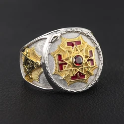 Sovereign Grand Inspector General 33 Degree Mason Masonic Sterling Silver Ring