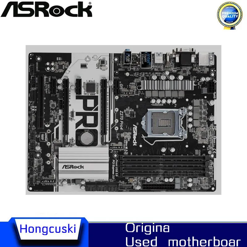 ASROCK Z270 Pro4 정품 마더보드 소켓, LGA1151 DDR4 Z270 데스크탑 마더보드에 사용