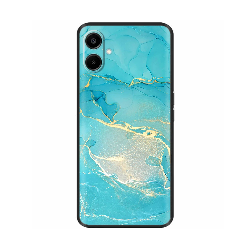 Painted Cover For Samsung Galaxy A06 Case Soft TPU Silicone Bumper For Samsung Galaxy A06 SM-A065F Cases Protective Shell Cover