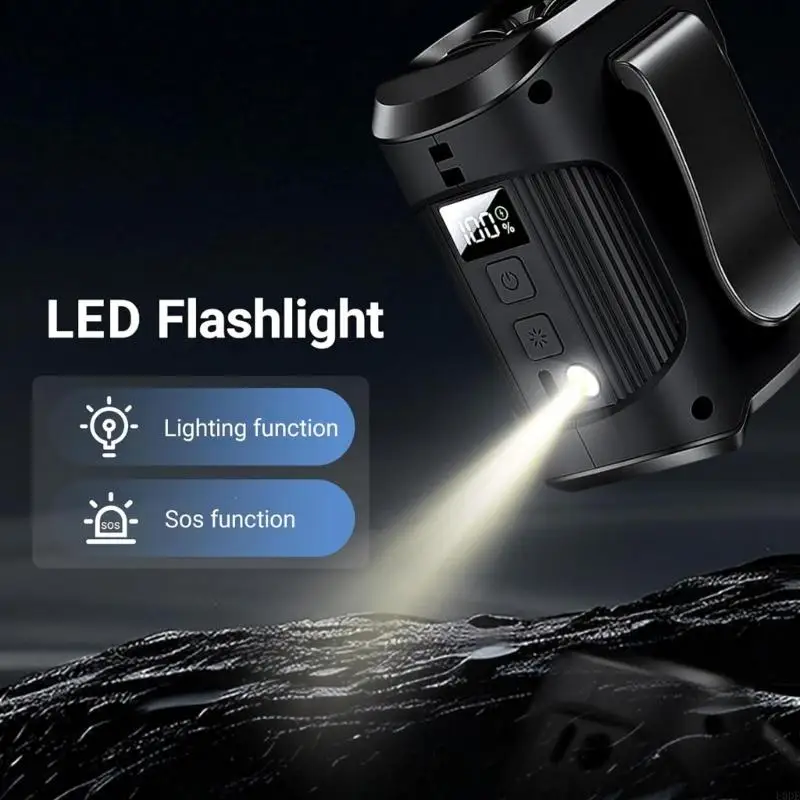 مروحة مروحة صغيرة مثبتة على الخصر مروحة مروحة الخصر مناسبة للمشي لمسافات طويلة واستخدام الصيد