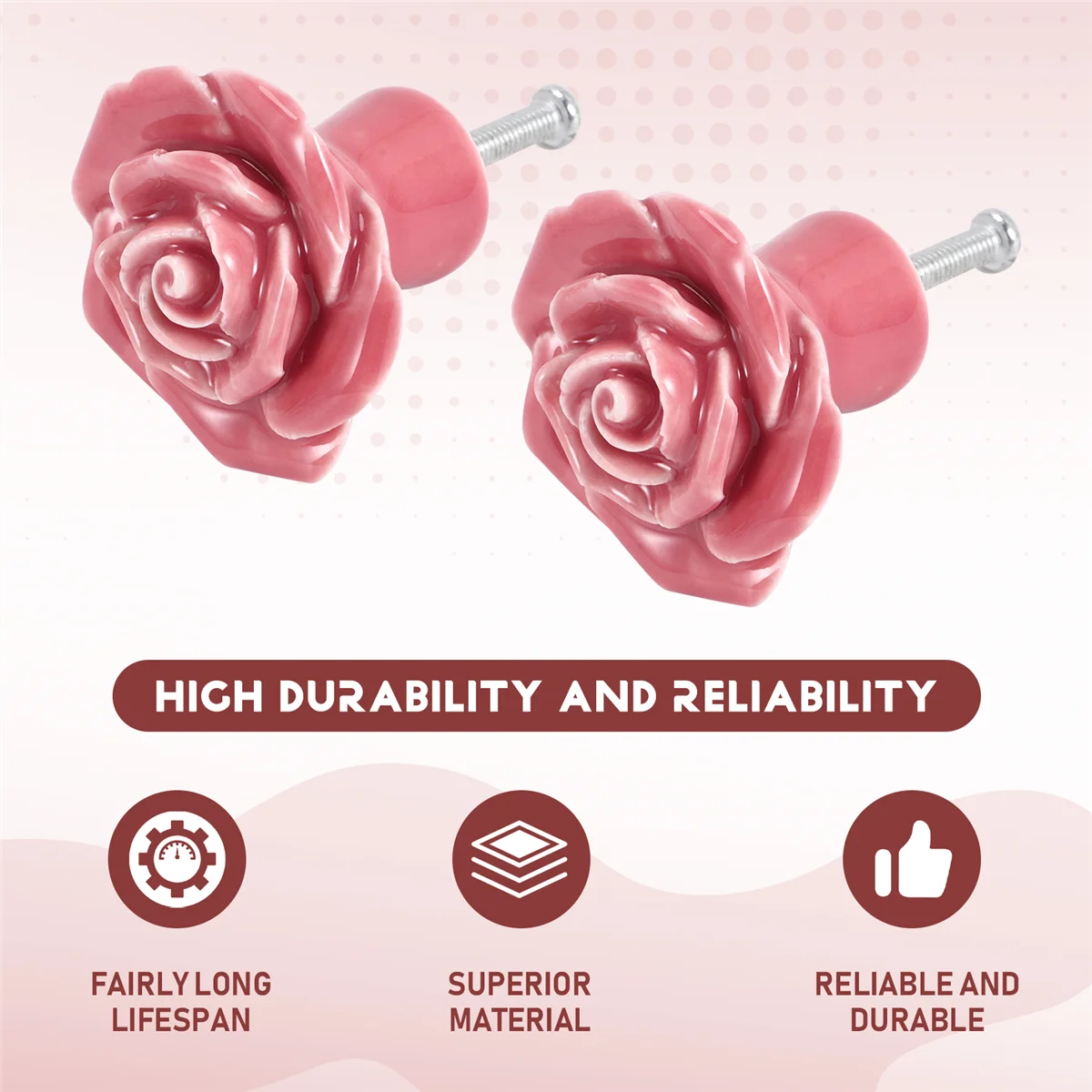 【قسيمة مستخدم جديدة!】مقبض سيراميك وردي