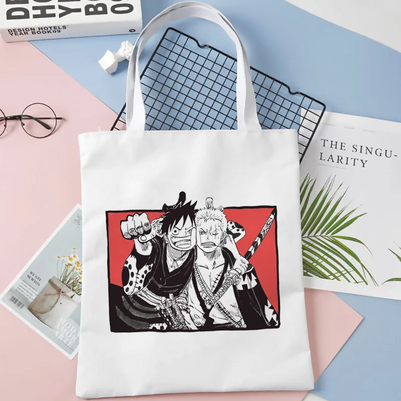 Anime shopping bag recycle bag cotton shopping reusable bolsa bag jute tote custom