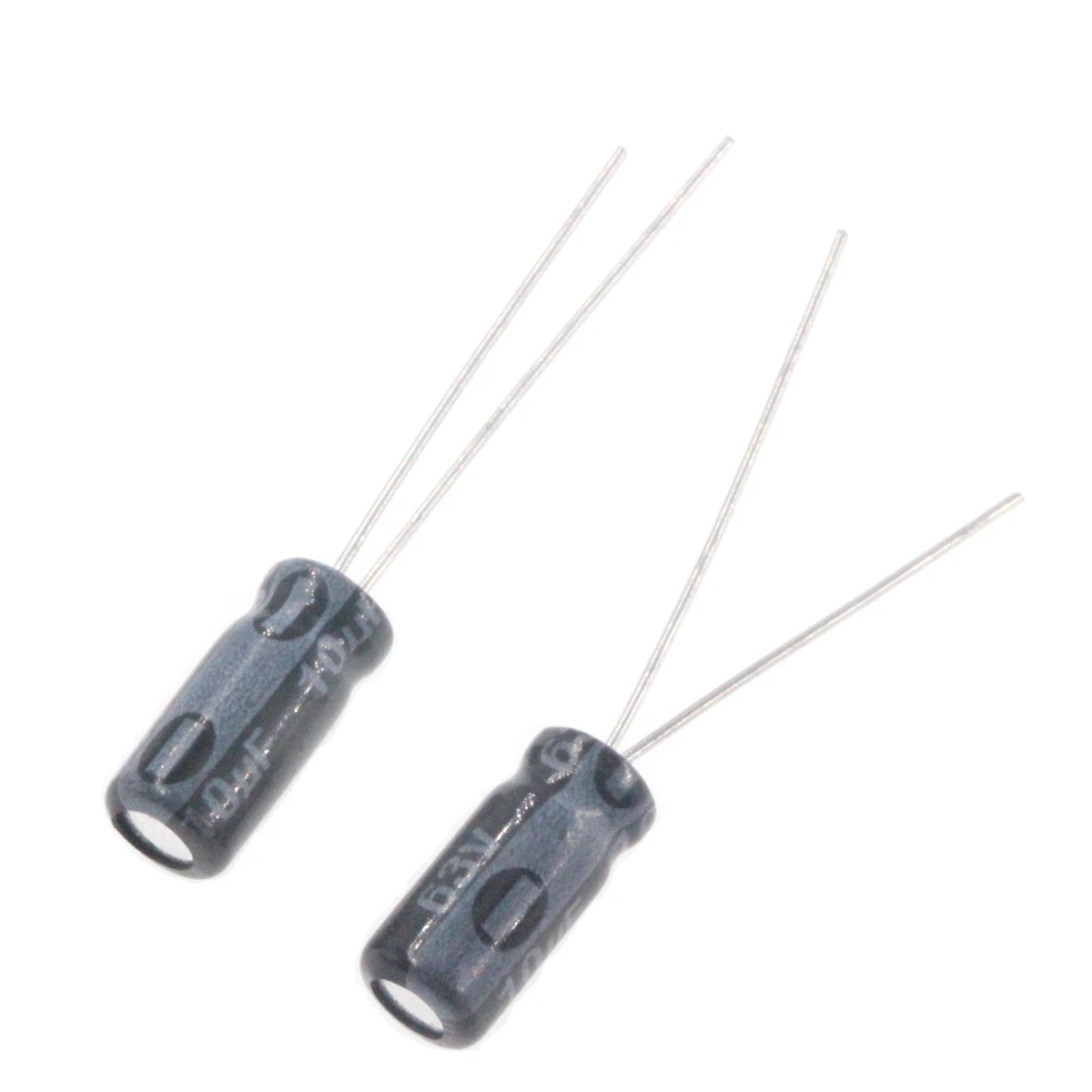 50pcs 10uF 63V 10MFD 63Volt Aluminum Electrolytic Capacitor 5*11mm Radial 10mf63v 10uf63v 63v10mf 63v10uf