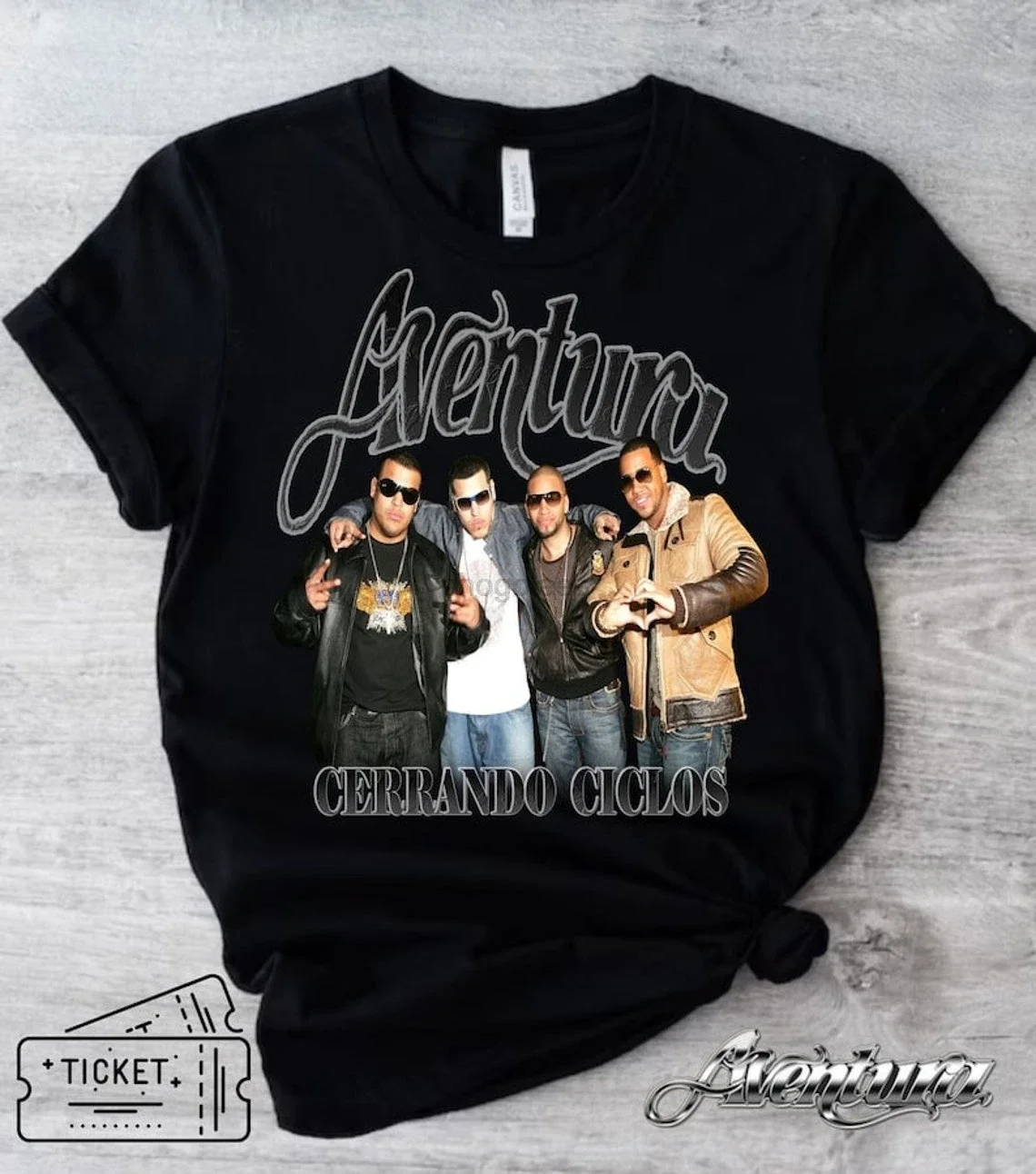 2024 Aventura Tour Shirt Cerrando Ciclos T-shirt Romeo Santos Shirt Aventura Bachata Graphic Unisex tShirt Aventura Concert Grou