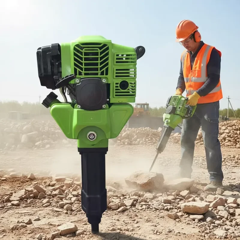 125 Popular Professional Heavy Big Power Hand Hold Two-stroke Engine Jack Hammer JH-100 1900W 52CC 20.5kg China