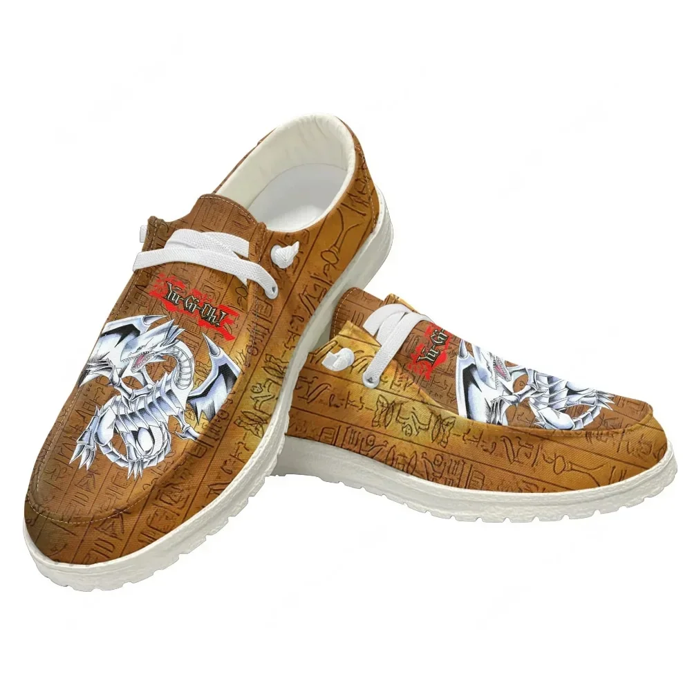 

Повседневная обувь в стиле аниме Yu Gi Oh, мужская и женская обувь Yugi Muto, дышащая легкая обувь для улицы, высококачественная повседневная обувь на плоской подошве