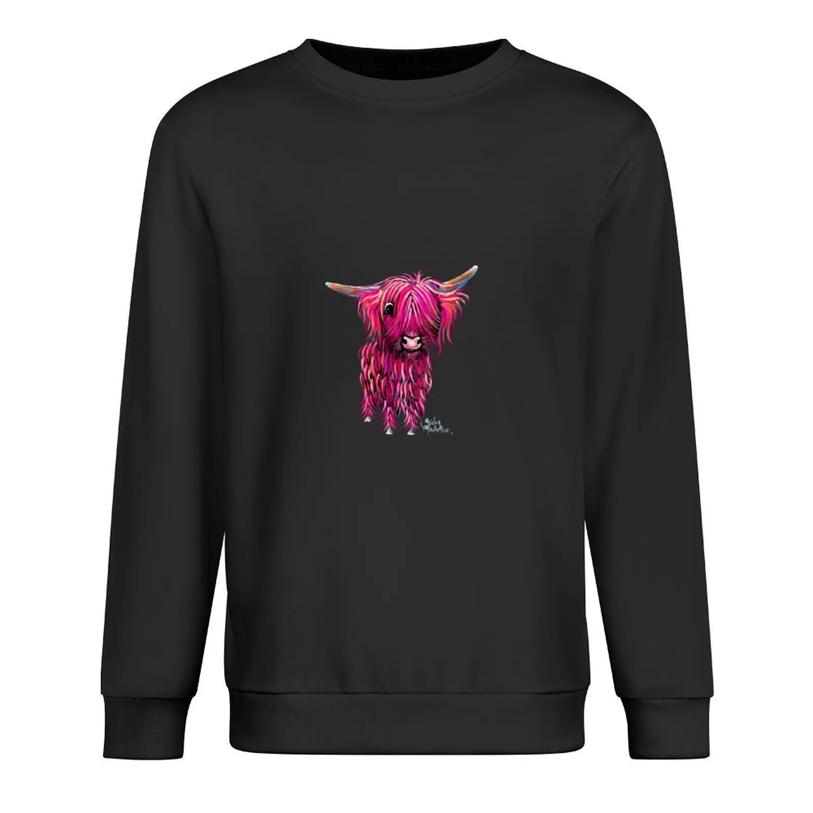 

HiGHLaND CoW PRiNT SCoTTiSH ' LoVe HeaRT 2 ' BY SHiRLeY MacARTHuR Pullover men's clothing tracksuits hooded sweatshirt for men