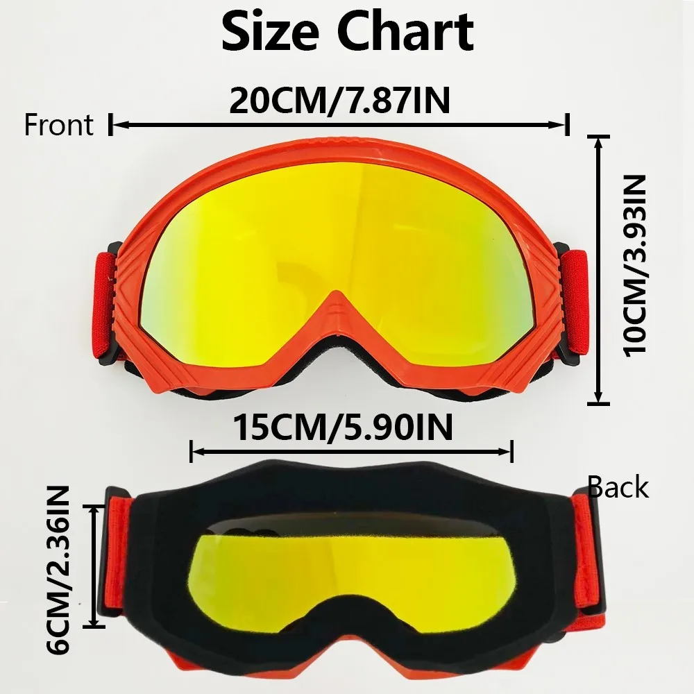 Off-road Motorcycle Riding Goggles block wind and sand, protect eyes during outdoor cross-country travel